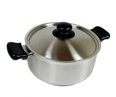 柳 宗理 ステンレス鍋 ・・・ ステンレス・アルミ3層鋼鍋／こだわりや