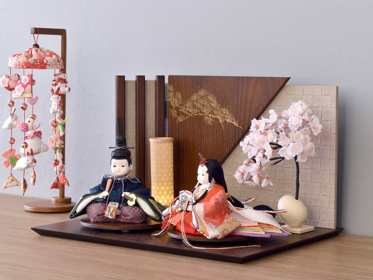 かわいい雛人形 / 縫nui / 今様雛 なごみA – 人形の鯉徳 オンライン