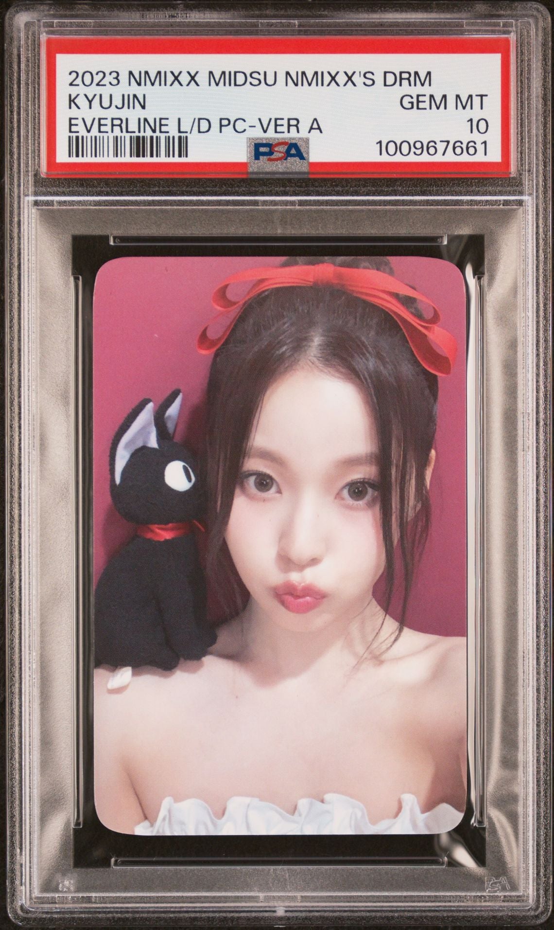 2023 NMIXX A MIDSUMMER NMIXX'S DREAM KYUJIN PHOTOCARD GEM MINT PSA