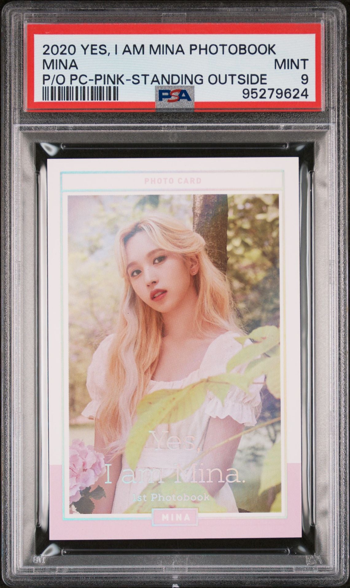 2020 TWICE 1ST YES I AM MINA PHOTOBOOK MINA PRE-ORDER PHOTOCARD