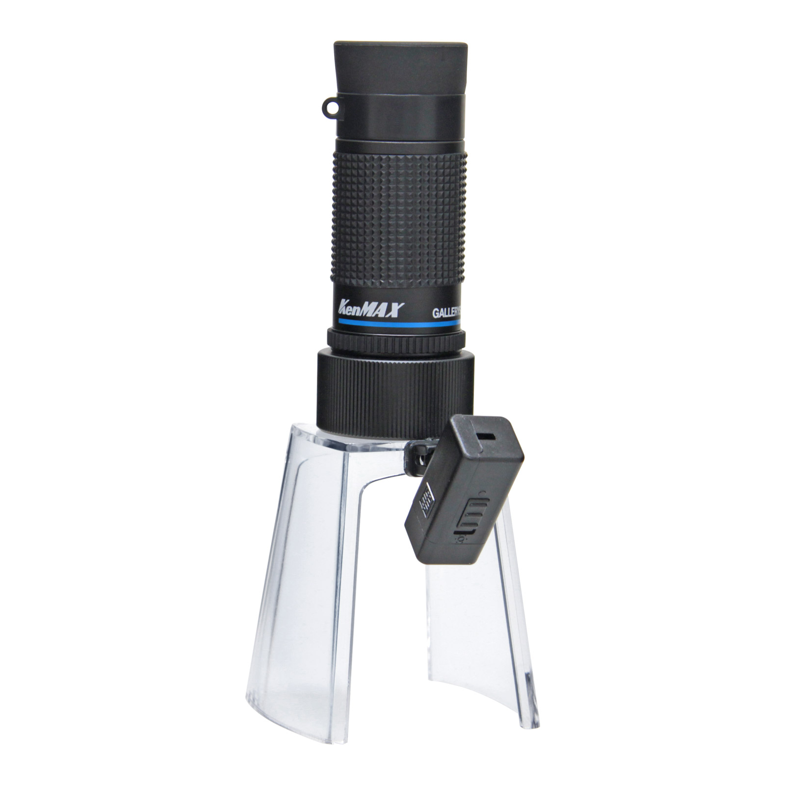 KM-412LS]ギャラリースコープ ライトスタンド付12倍小型顕微鏡:池田