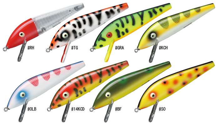 Heddon MAGNUM TIGER カラーサンプル