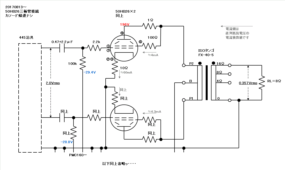 50HB26・プッシュプル実験