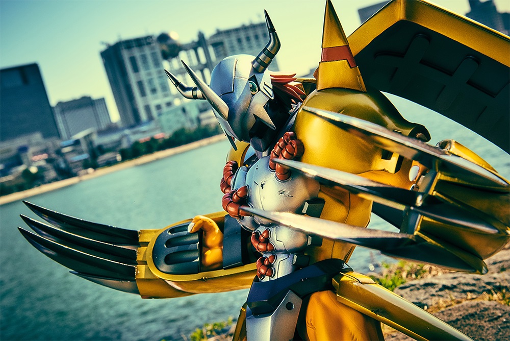 デコマスロケ】ウォーグレイモンとメタルガルルモンを連れてお台場で