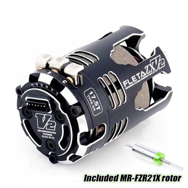 FLETA ZX V2 17.5T ER Spec Brushless Motor w/21X-Muchmore Racing