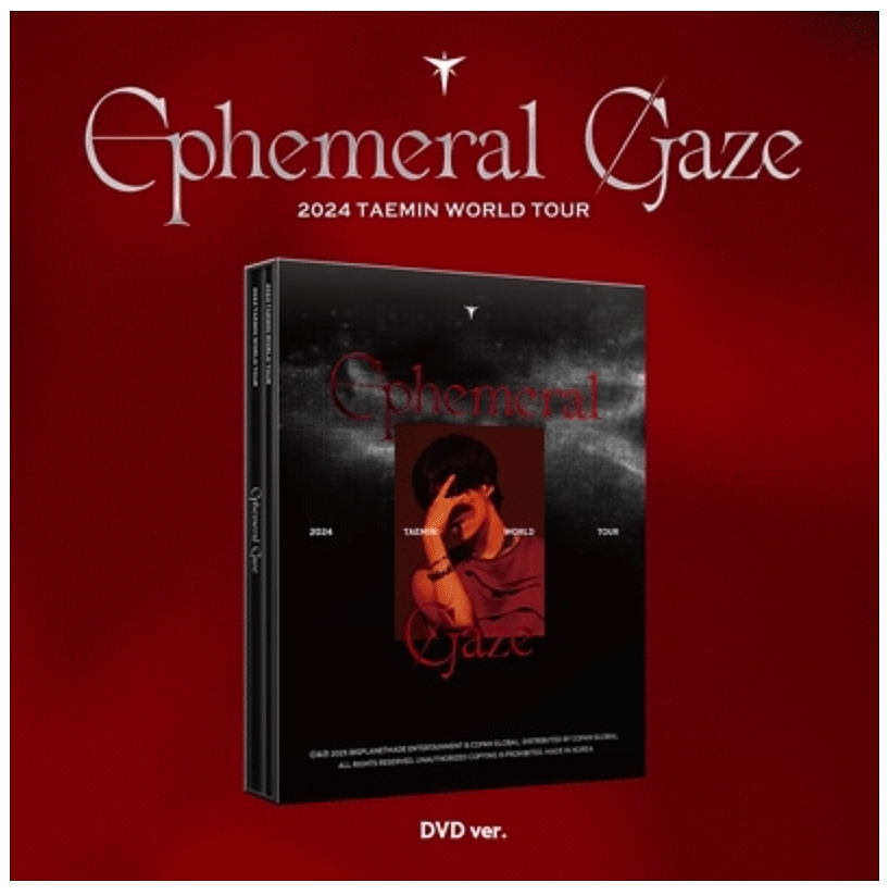 TAEMIN WORLD TOUR [ EPHEMERAL GAZE ] IN INCHEON DVD VER.+ POB