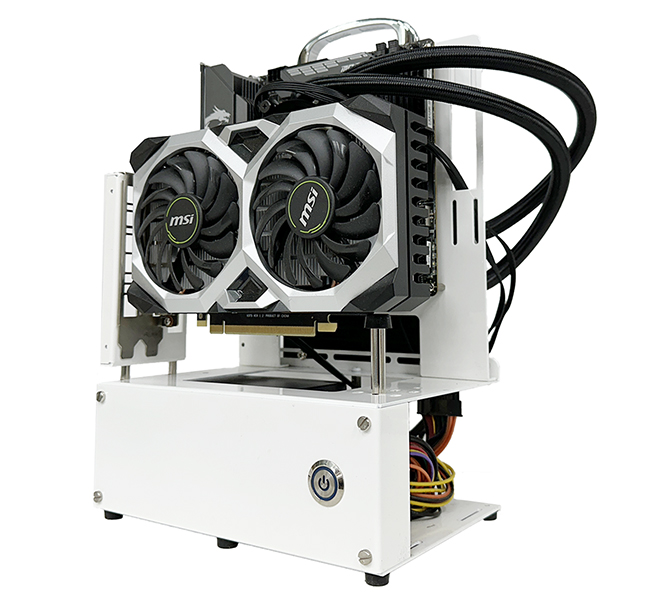 長尾製作所 オープンフレーム ver.mini-ITX ホワイトエディション