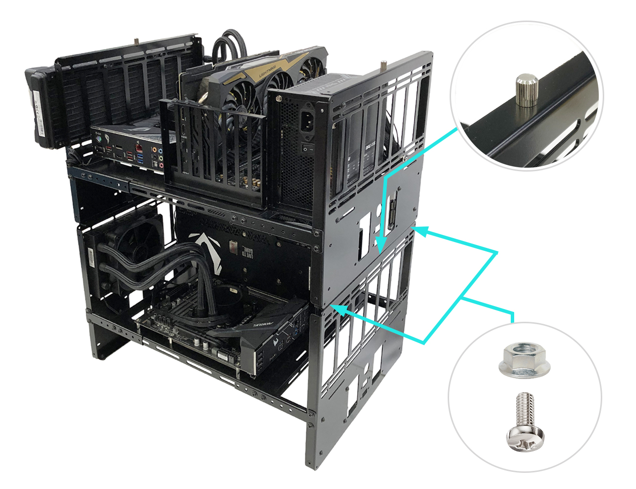 長尾製作所 3wayオープンフレーム スタック式
