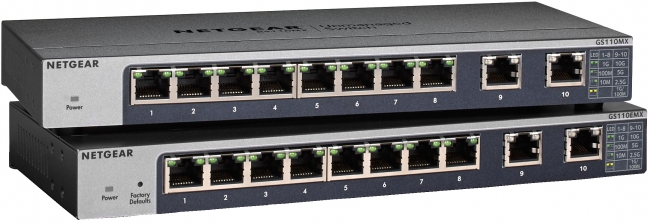 定価が5万円を切る10ギガビット・イーサネット対応のスイッチングハブ