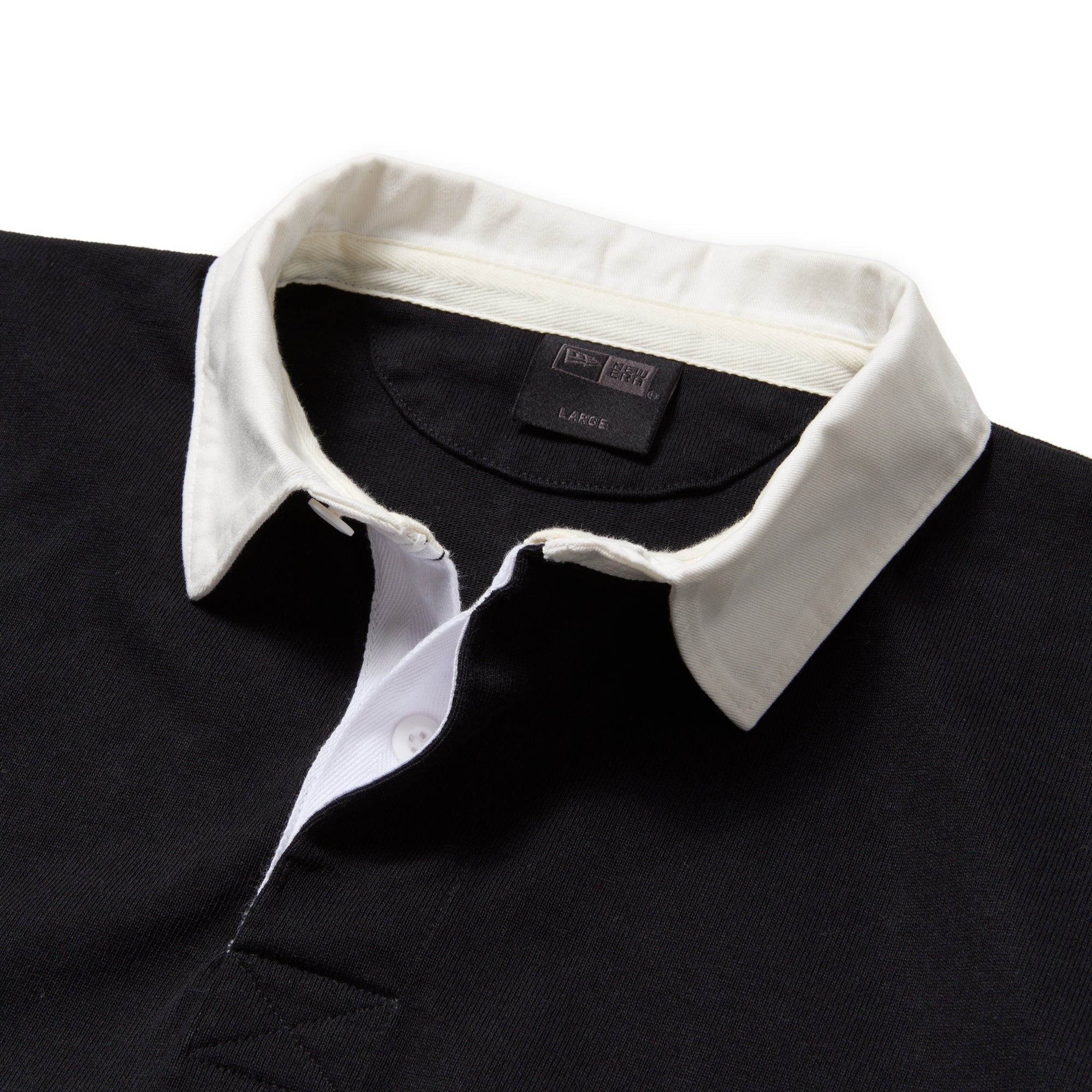 半袖 オーバーサイズド ラグビーシャツ NEW ERA 1920 ブラック