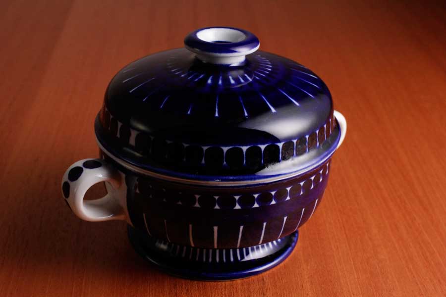 アラビア バレンシア シュガーポット / Arabia Valencia Small Tureen #24