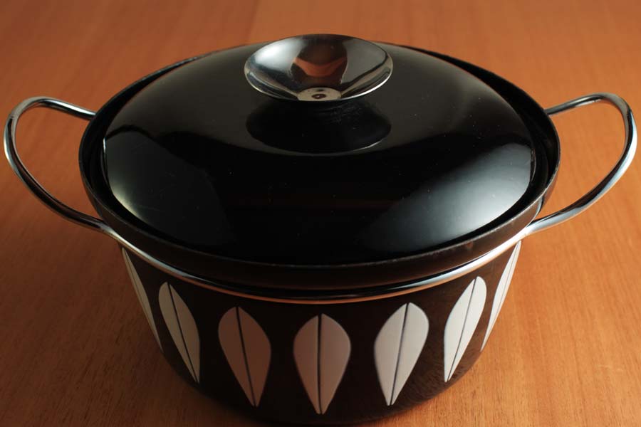 キャサリンホルム ロータス 黒 両手鍋 / Catherineholm Lotus Black Pot #1