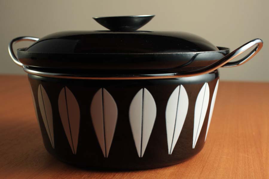 キャサリンホルム ロータス 黒 両手鍋 / Catherineholm Lotus Black Pot #1