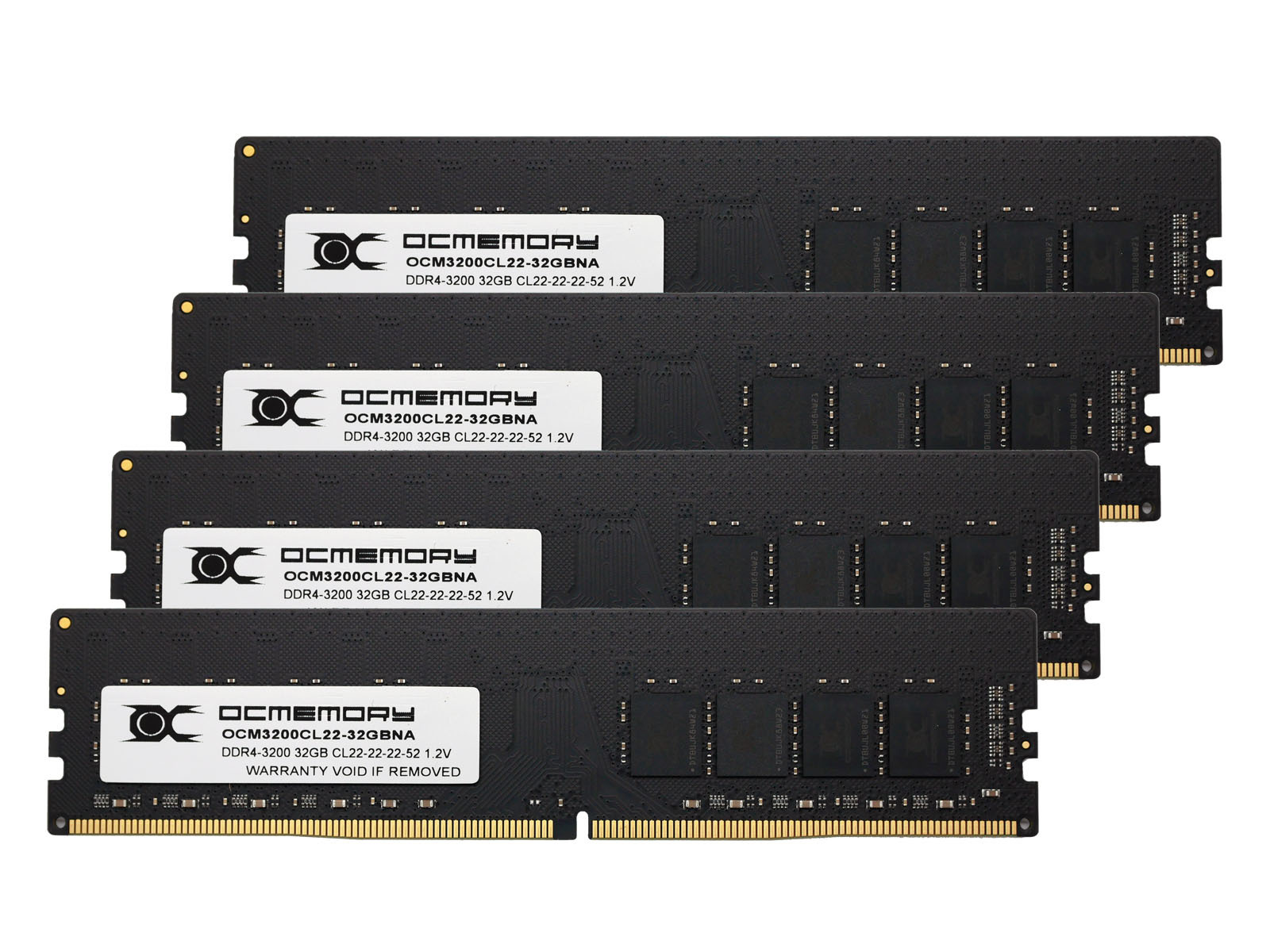 OCM3200CL22Q-128GBNA （DDR4-3200 CL22 32GB×4） | OCMEMORY