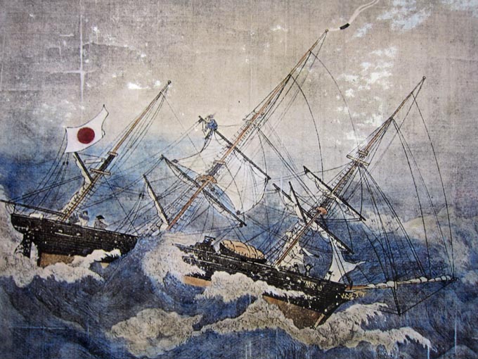 海洋辞典Ocean Dictionary, 一枚の特選フォト「海 ＆ 船」Ocean and