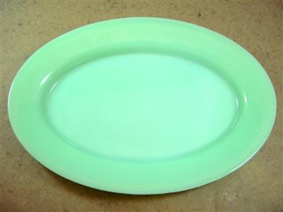 Jaduite Restaurant ware 11 1/2 Oval pllater | オレンジカウンティ