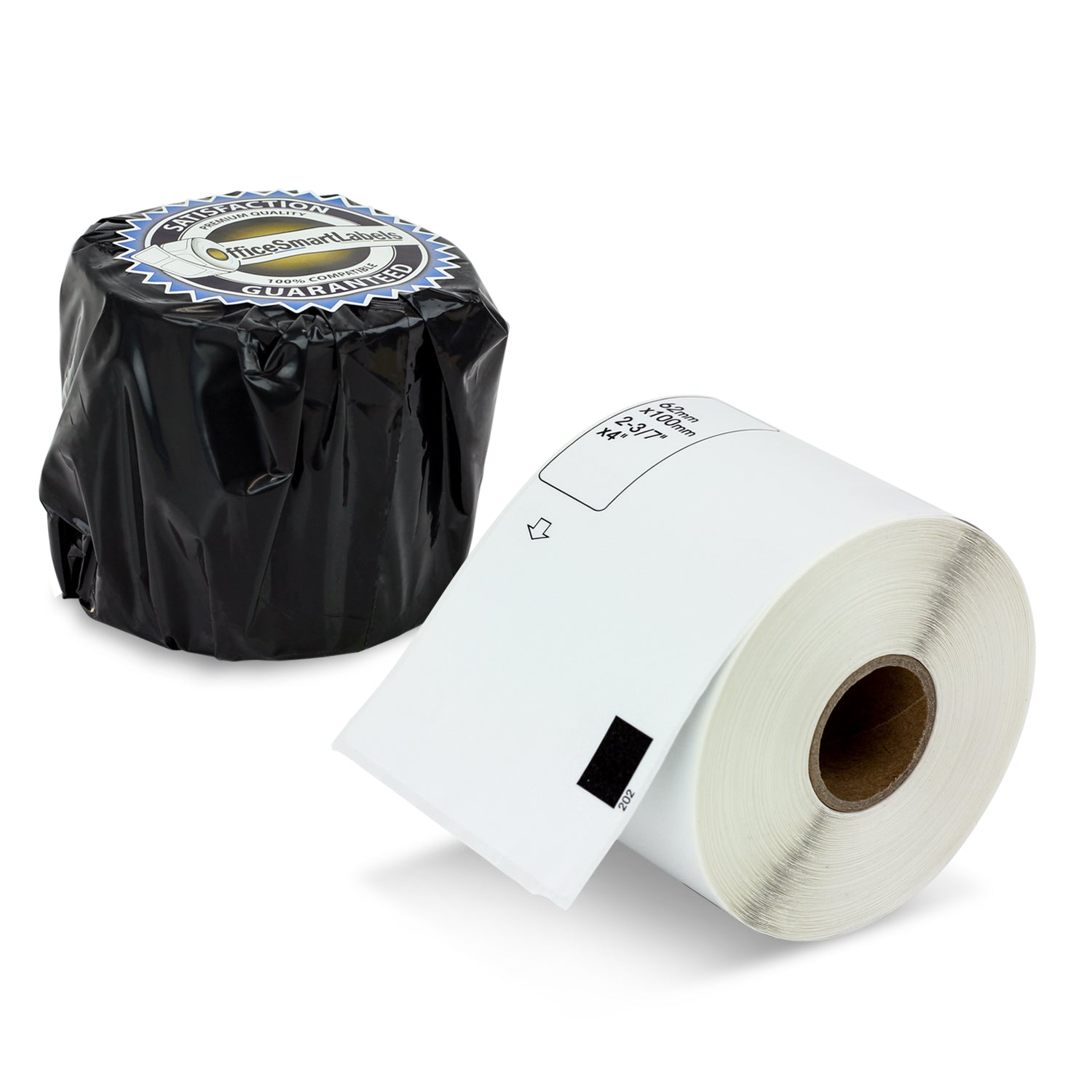 2-3/7 x 4 inch | Brother DK-1202 Compatible - 1 Roll without