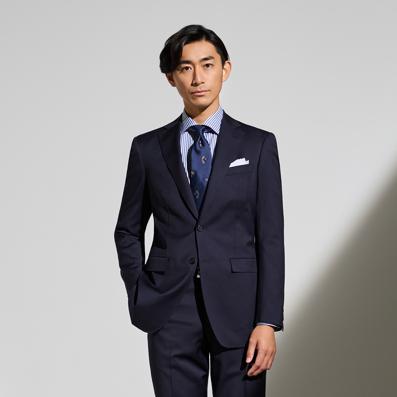 アウトレット]インポートファブリックスーツ（ORIHICA LUXE）REDA 無地