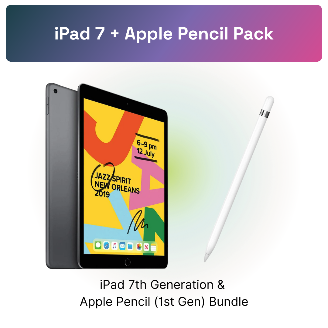 iPad 7th + Apple Pencil Pack – Plug