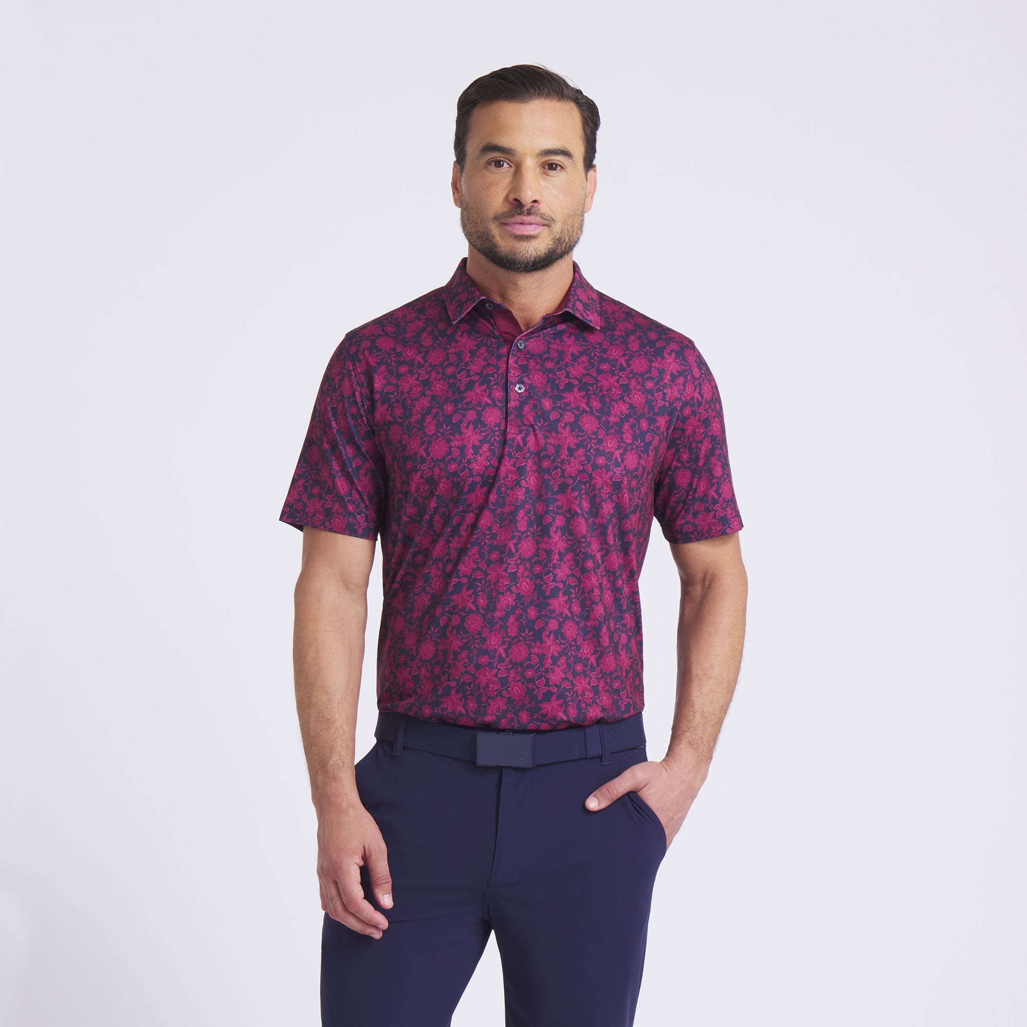CLOUDSPUN Carmela Floral Golf Polo – PUMA Golf