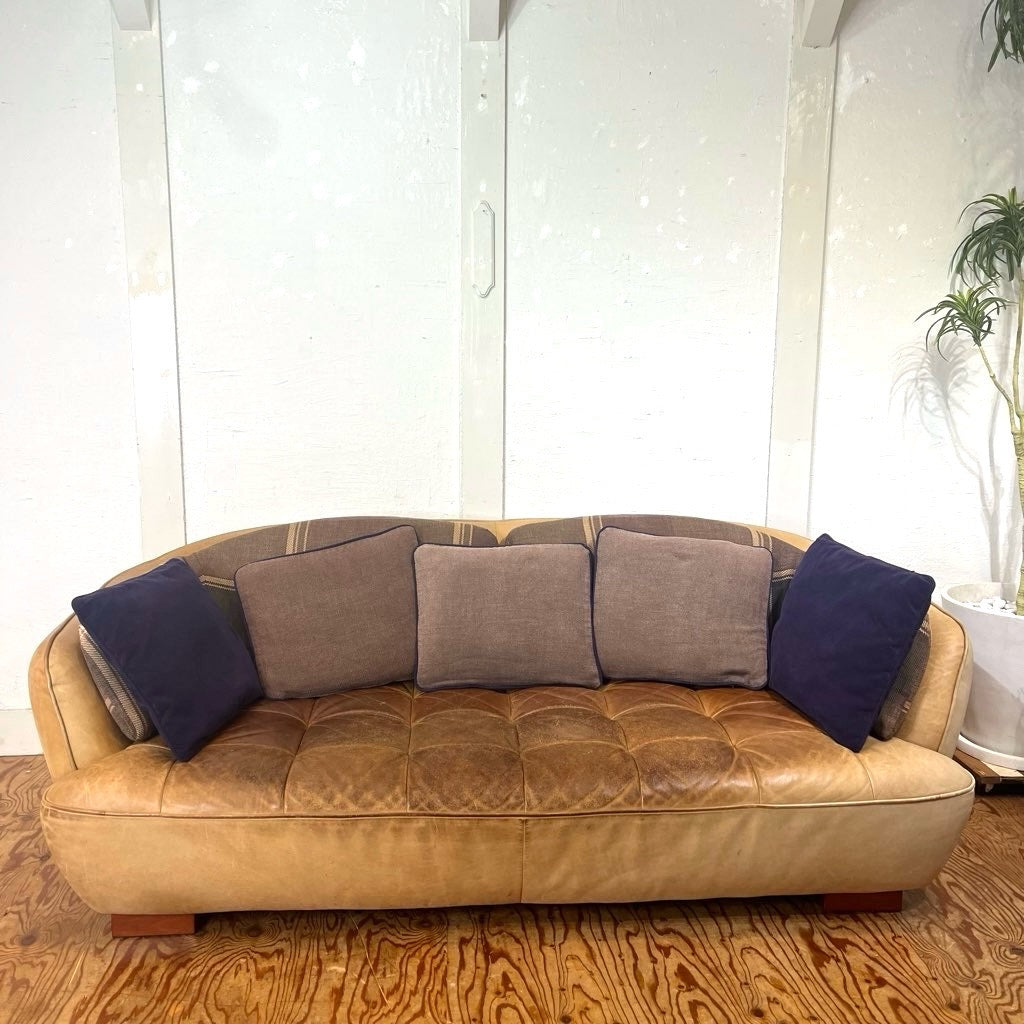 クラッシュゲート / CRASH GATE オピアムソファ 3人掛け 中古 革