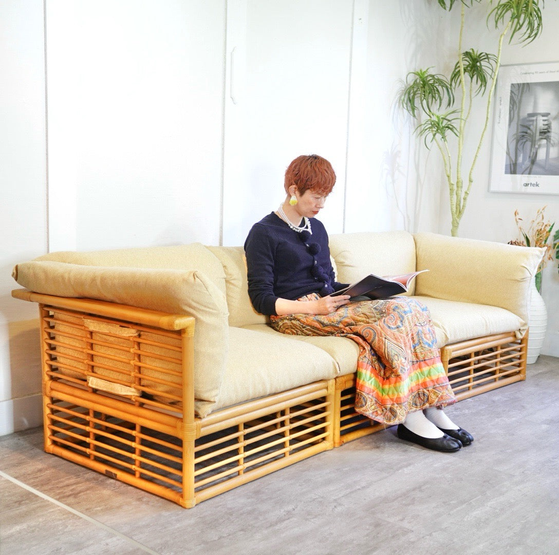 カサブランカ / CASABLANCA カデンザ / CADENZA 肘付き 3Pソファ 3人