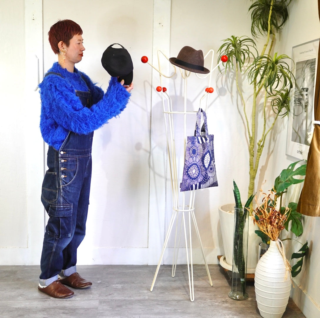 イデー / IDEE ハットスタンド ハンガーラック 中古 レッド ホワイト