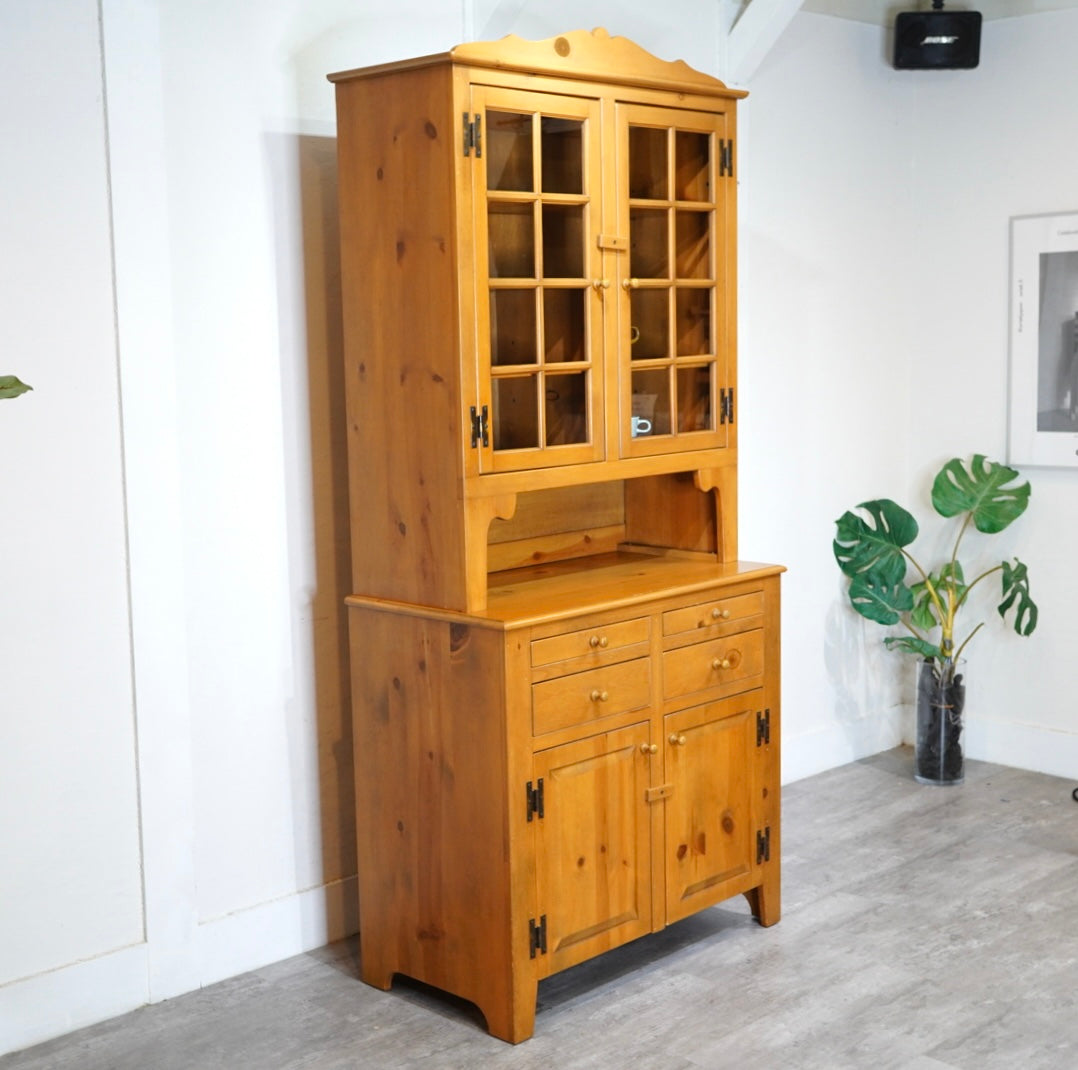 アンファン / Enfant パイン材カップボード ハッチボード中古