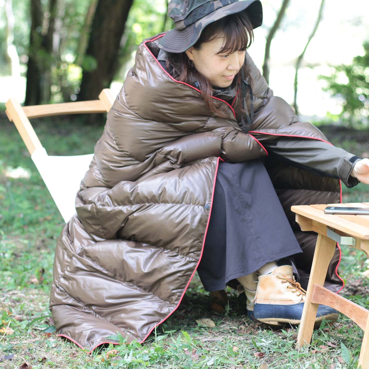 新品 未使用】東洋羽毛 ダウンクッションケット キャンプや防災 お