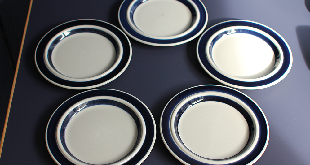 ARABIA-ANEMONE｜アラビア アネモネプレート20cm｜retro number