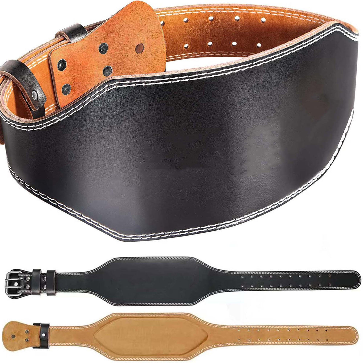 10mm Leather Double Prong Weightlifting Belt | RitKeep – RitKeep (US)