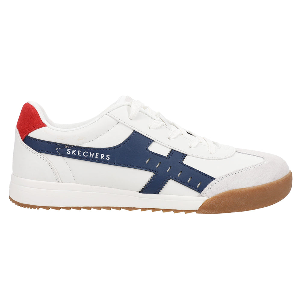 Shop White Womens Skechers Zinger La Bella Lace Up Sneakers