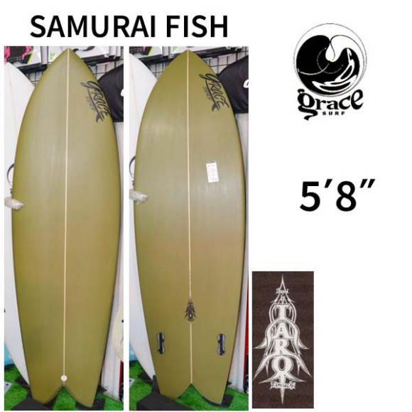 GRACE SURF 】グレースサーフボード SAMURAI FISH サムライ フィッシュ