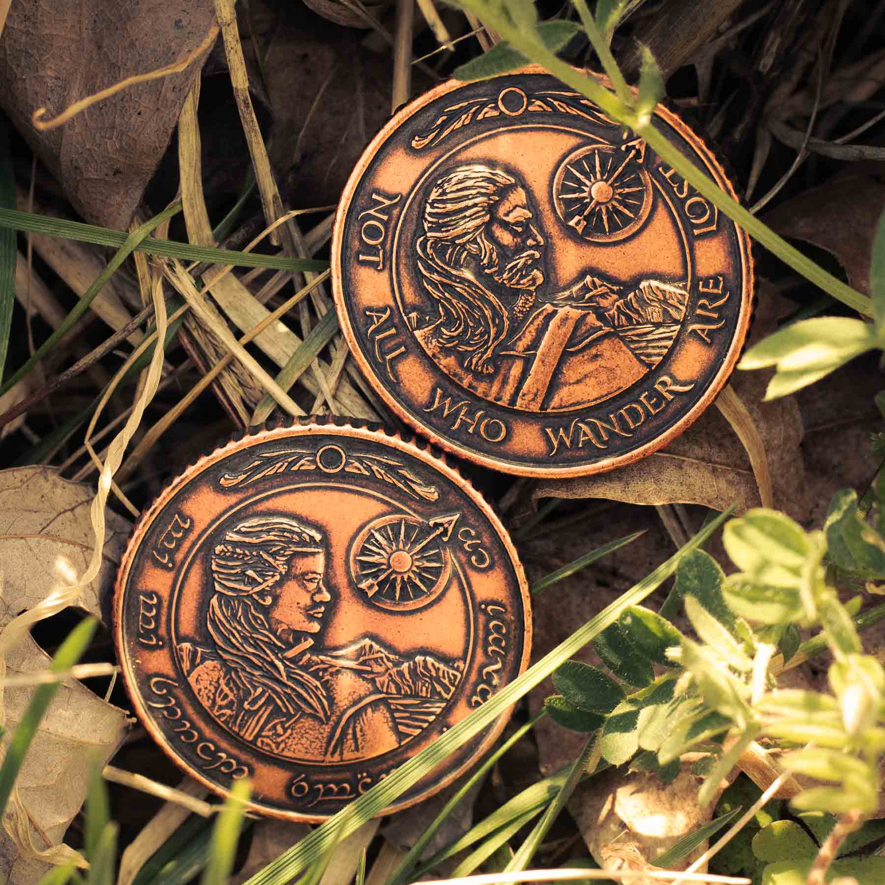 The Lord of The Rings Middle-earth Wayfinder Copper Coin