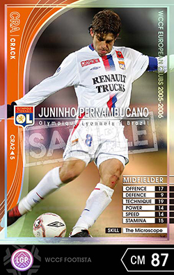 ジュニーニョ・ペルナンブカーノ | FOOTISTAカードデータ詳細