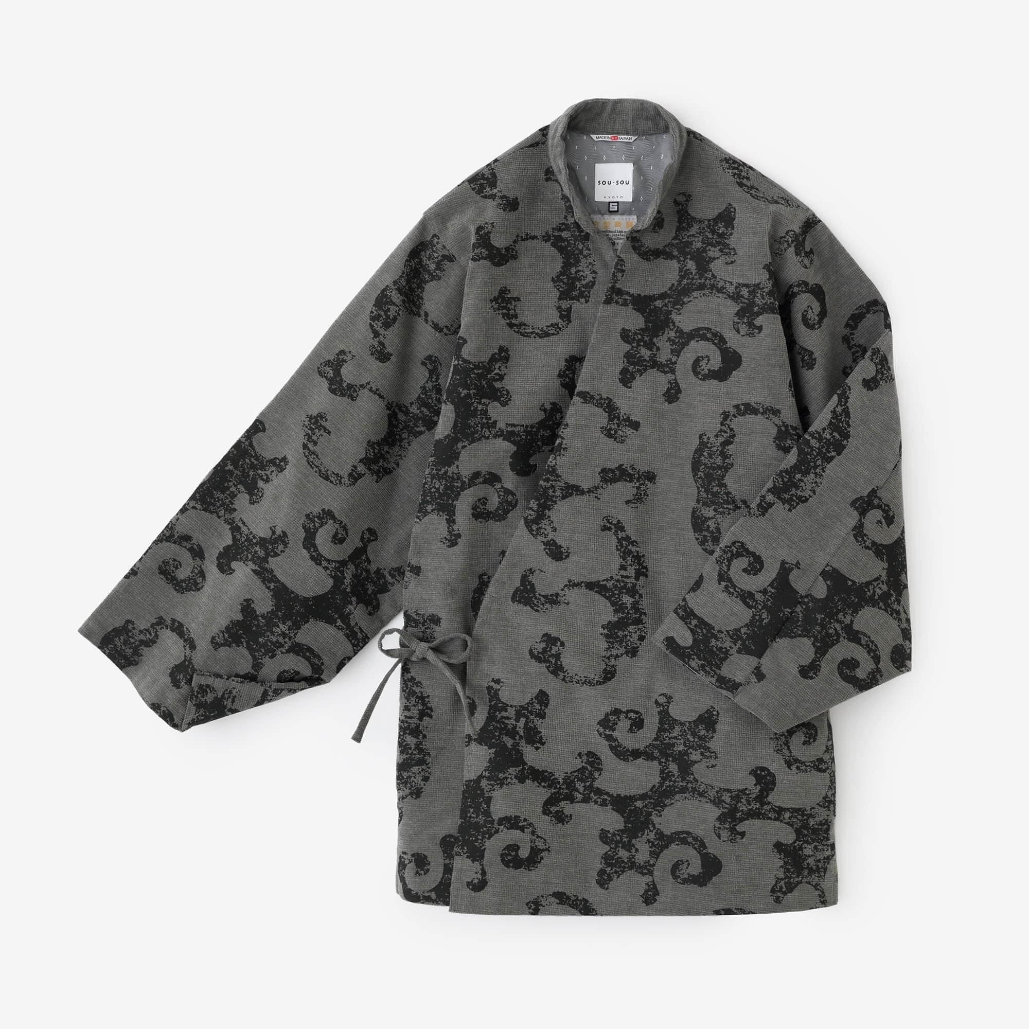 ソフトサーモ(R) コール天 手柄作務衣（たかみさむえ） 袷（あわせ