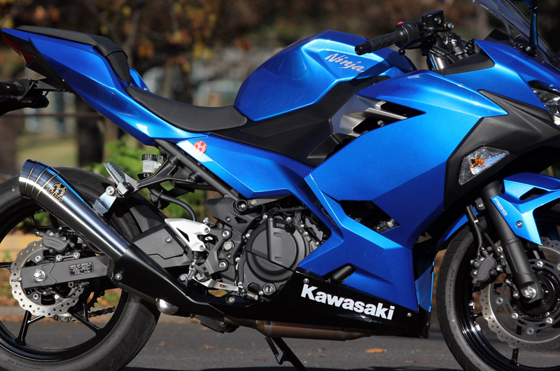 POWERBOX メガホン｜2018~Ninja250 (2BK-EX250P) ［政府認証マフラー