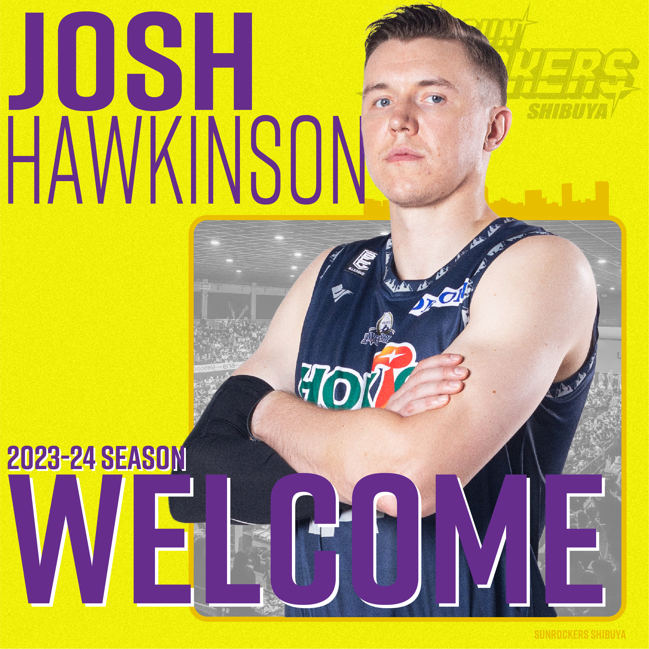 ジョシュ・ホーキンソン選手 加入のお知らせ | サンロッカーズ渋谷