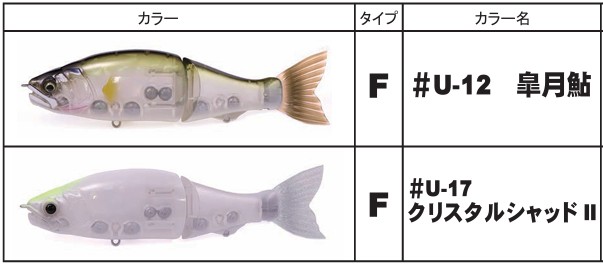LURE SHOP SUBMARINE / ガンクラフト ジョインテッドクロー168