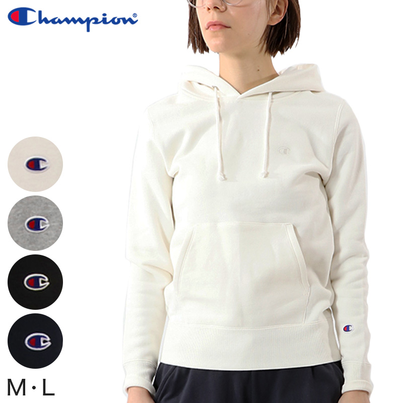 Champion レディース パーカー スウェット 裏起毛 プルオーバー M・L