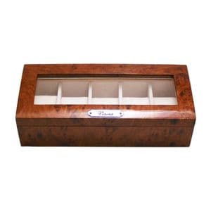お届けに1〜2週間必要です】木製時計収納ケース5本収納 – 正美堂時計店