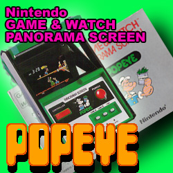 ポパイ（任天堂ゲーム＆ウォッチ・パノラマスクリーン）