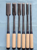 越市（新品）2本組 突鑿 大突鑿 正高1本 古佐吉1本鑿 越市（新品）2本