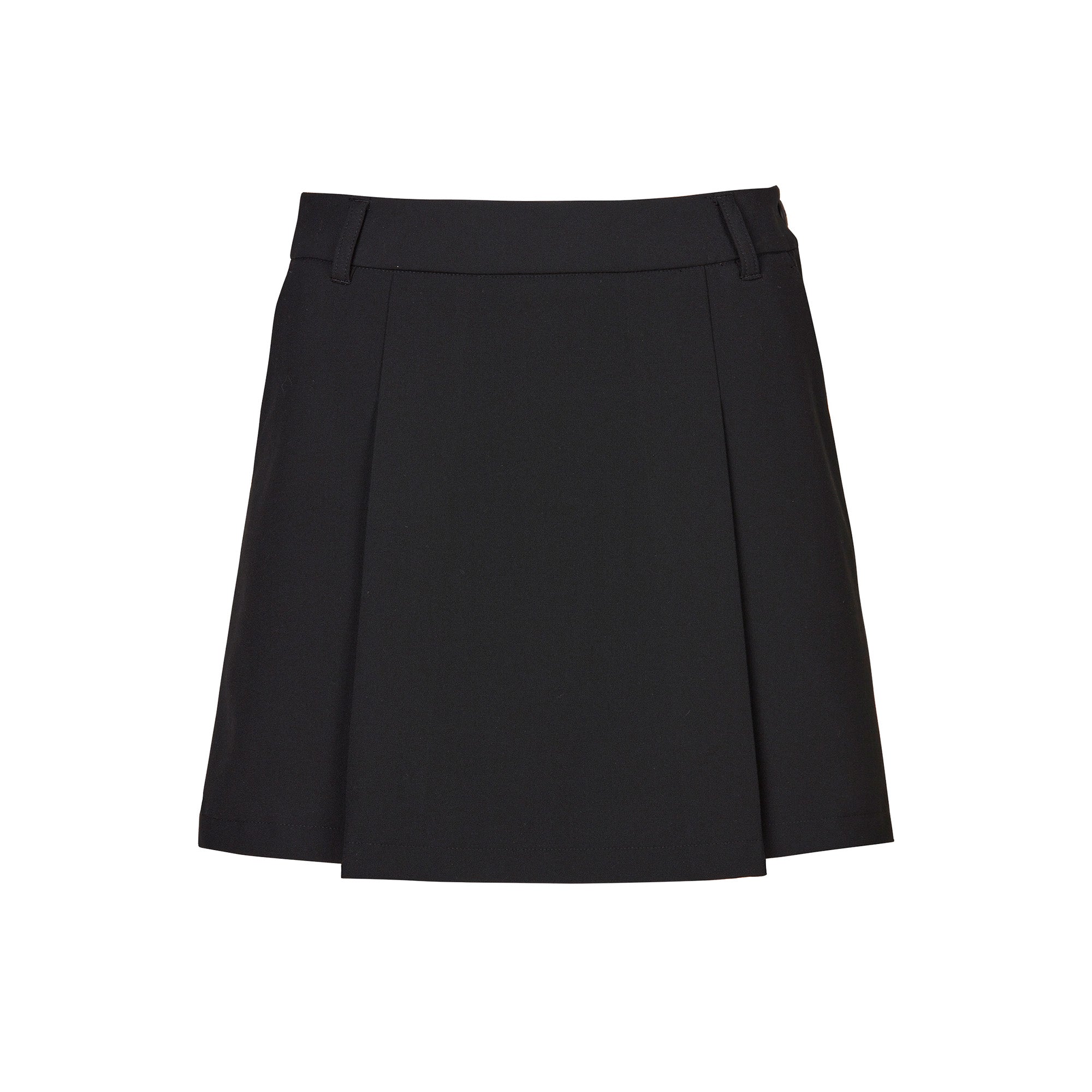 WOMEN タックプリーツスカート ブラック