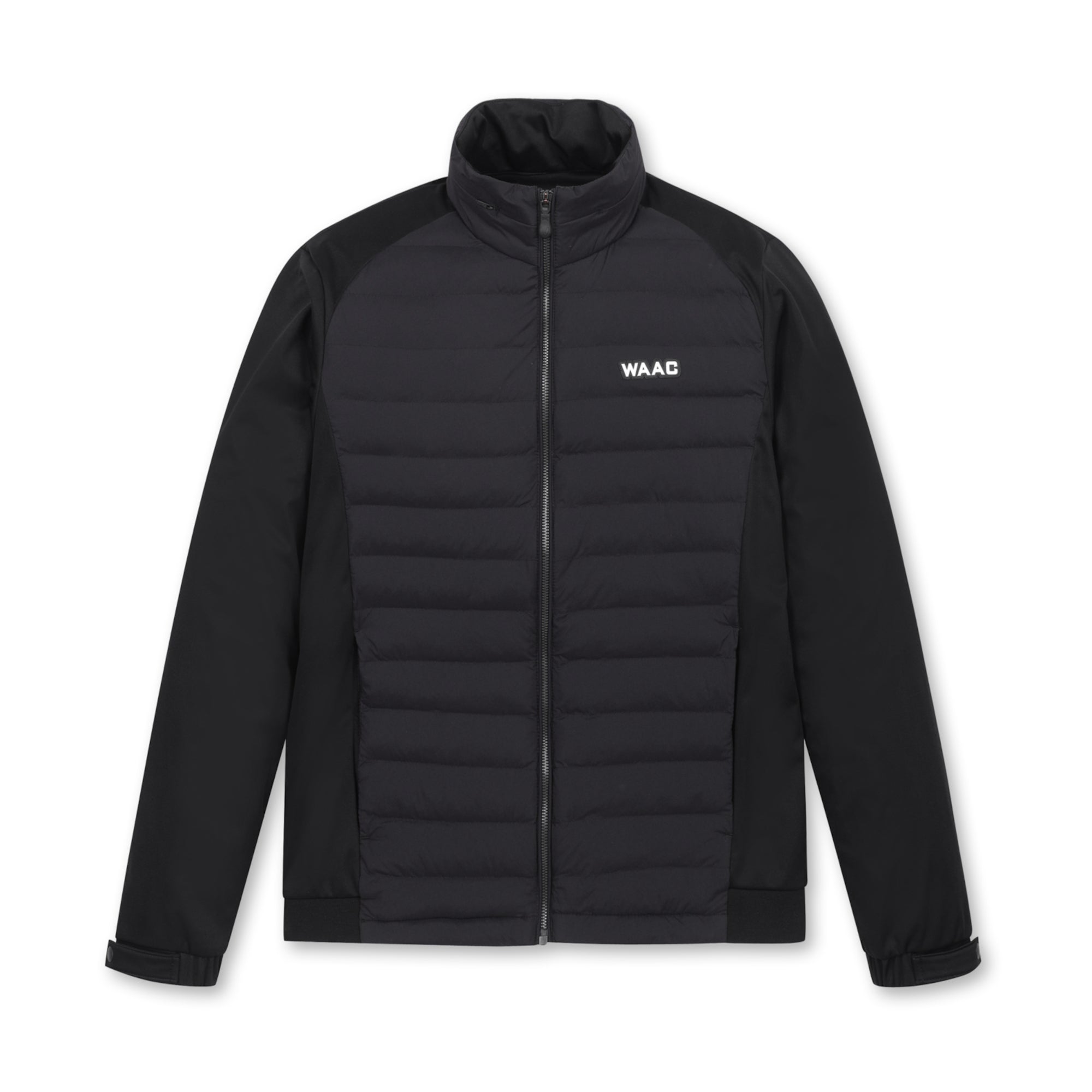 MEN フーディーハイブリッドジャケット ブラック