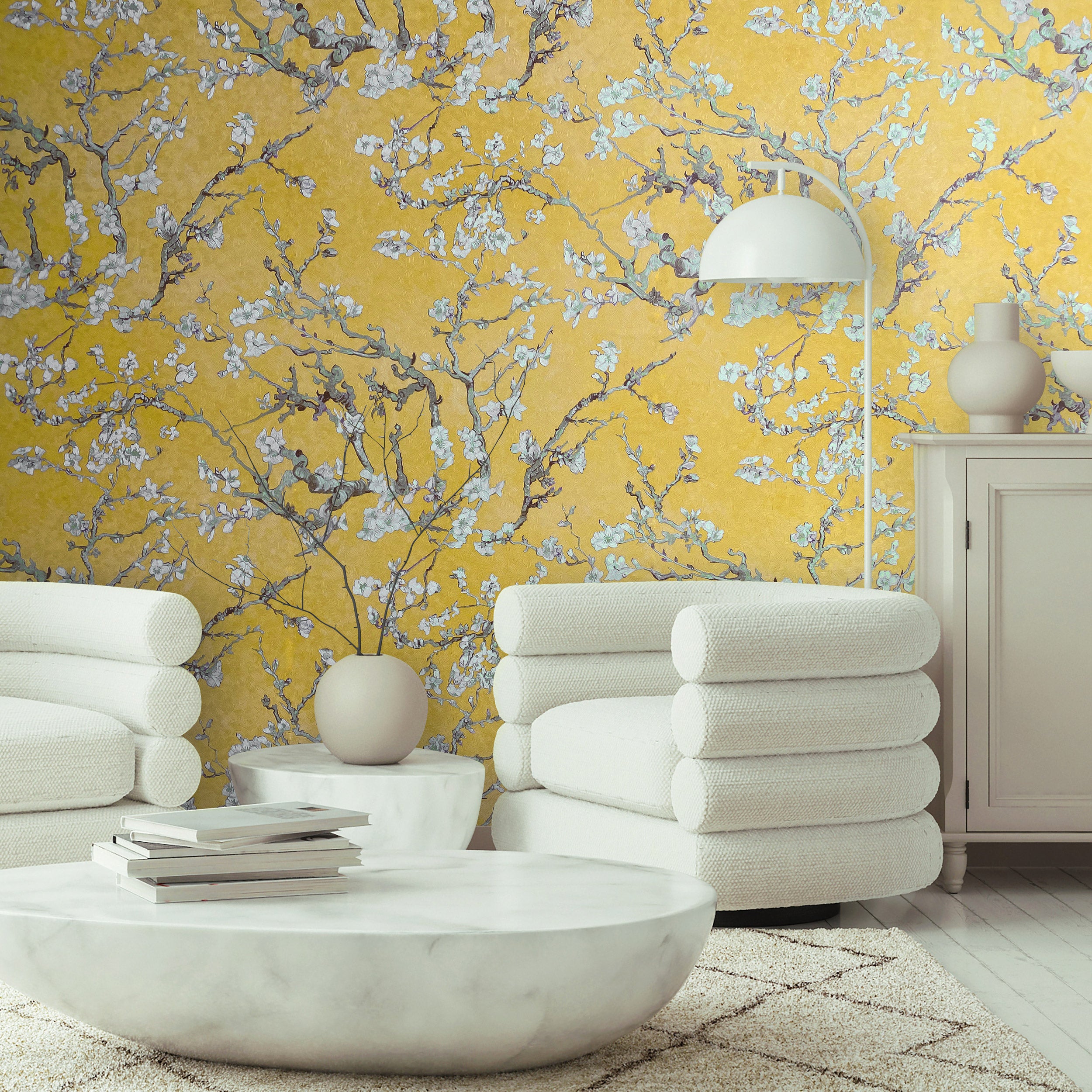 切売m単位】Marburg (マルブルグ) / Almond Blossom MT17143 | 輸入