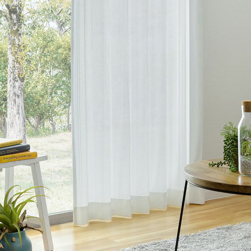 ツインストライプ レースカーテン – WARDROBE sangetsu
