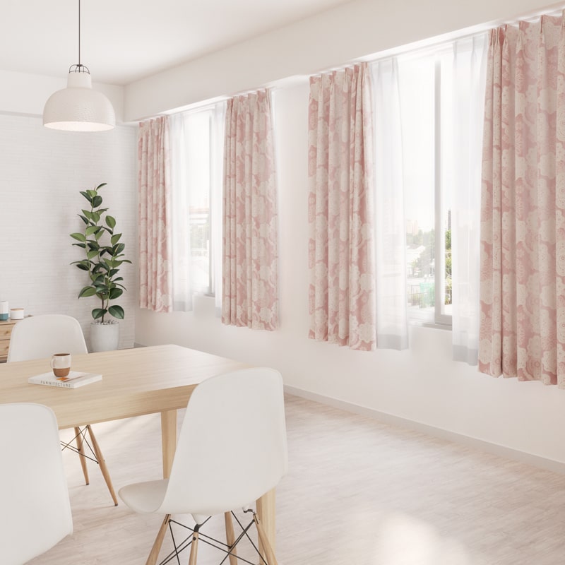 フラワーレース ドレープカーテン – WARDROBE sangetsu