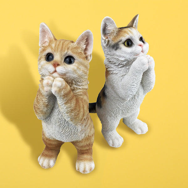 猫まっしぐらセレクト】 猫の置物-ちょうだい|猫グッズ・猫雑貨の専門