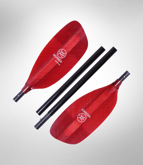 Werner Paddles | Powerhouse 4 Piece Straight Shaft Kayak Paddle